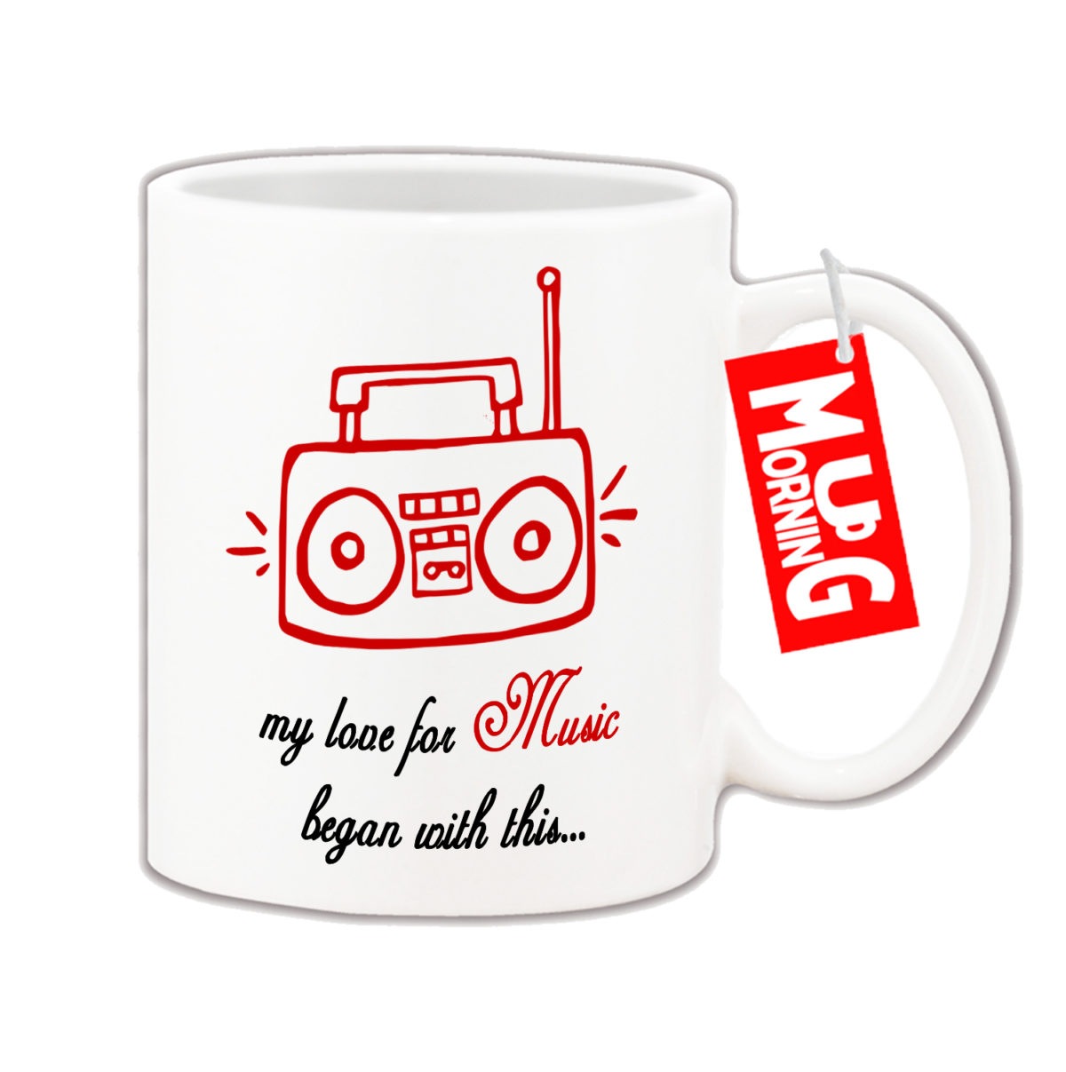 Mug For Music Lover - My love for music began with this
