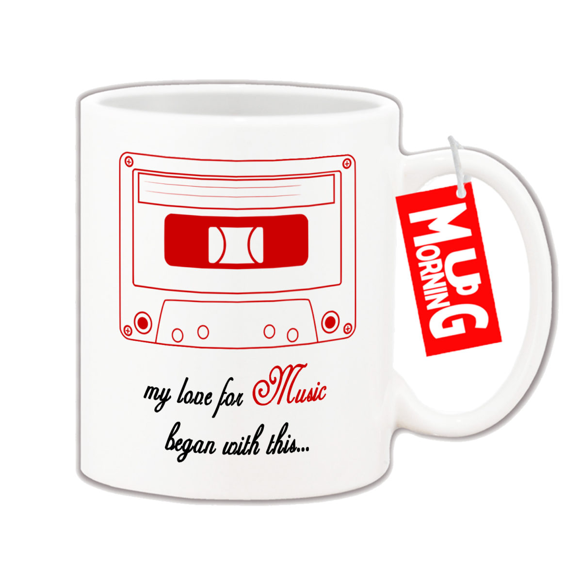 Mug For Music Lover - My love for music began with this