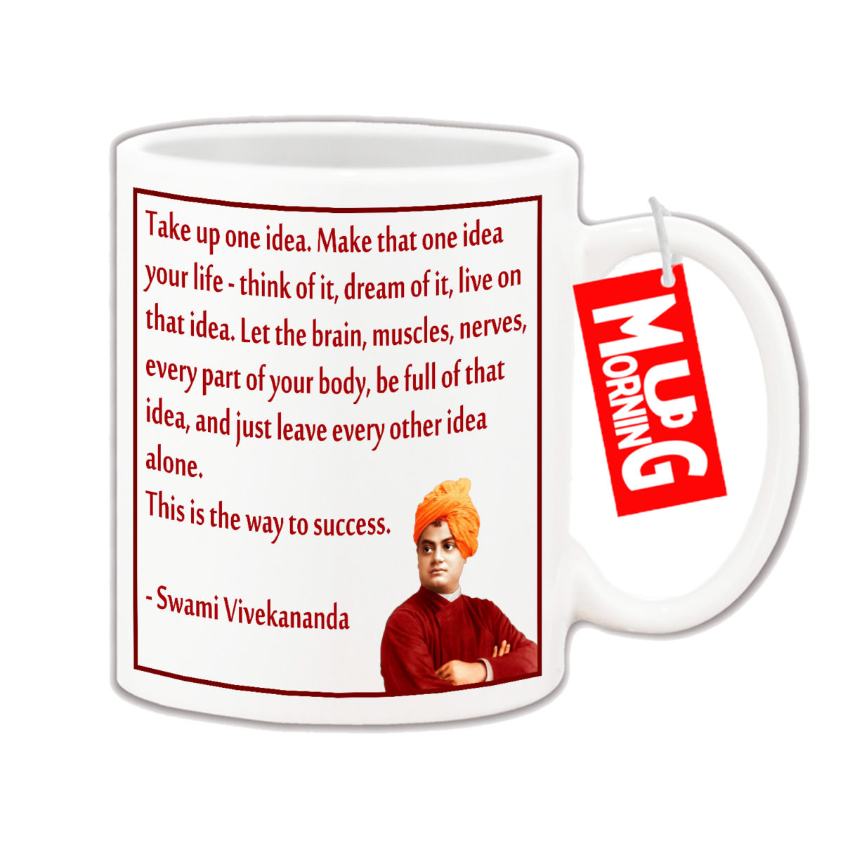 Swami Vivekanand Mug - Take up one idea