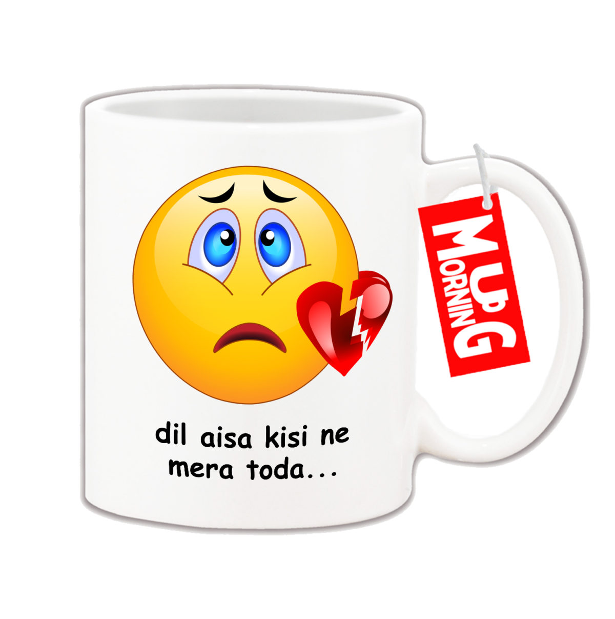 Emoji Mug - Dil Aisa Kisine Mera Toda