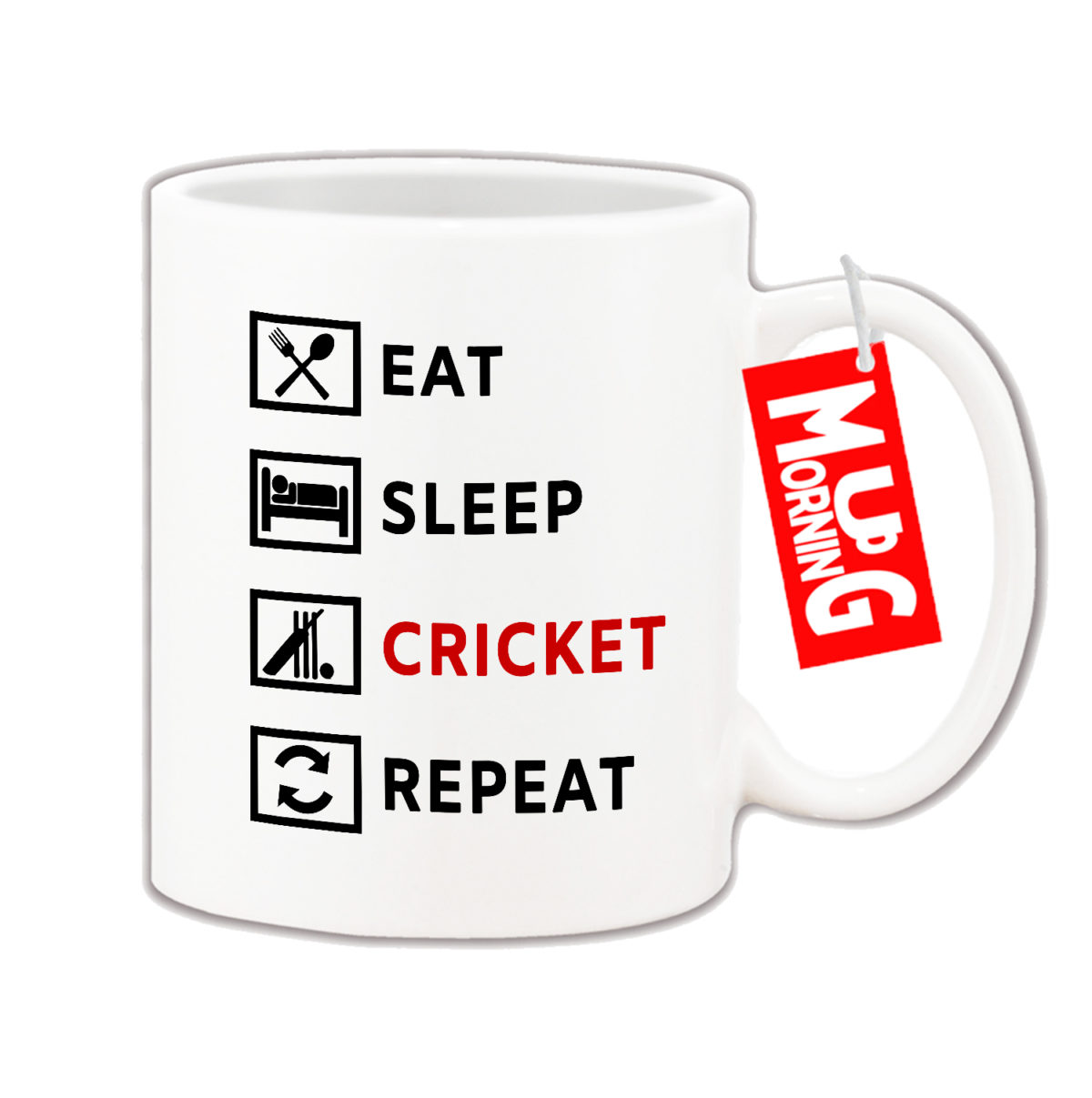 Cricket Mug - Eat Sleep Cricket Repeat