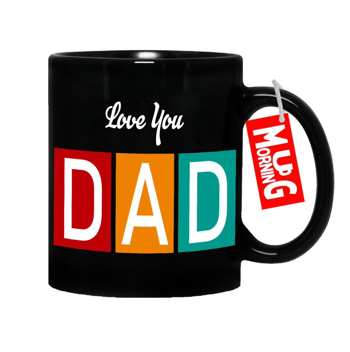 Mug For Dad (Black) - Love You Dad