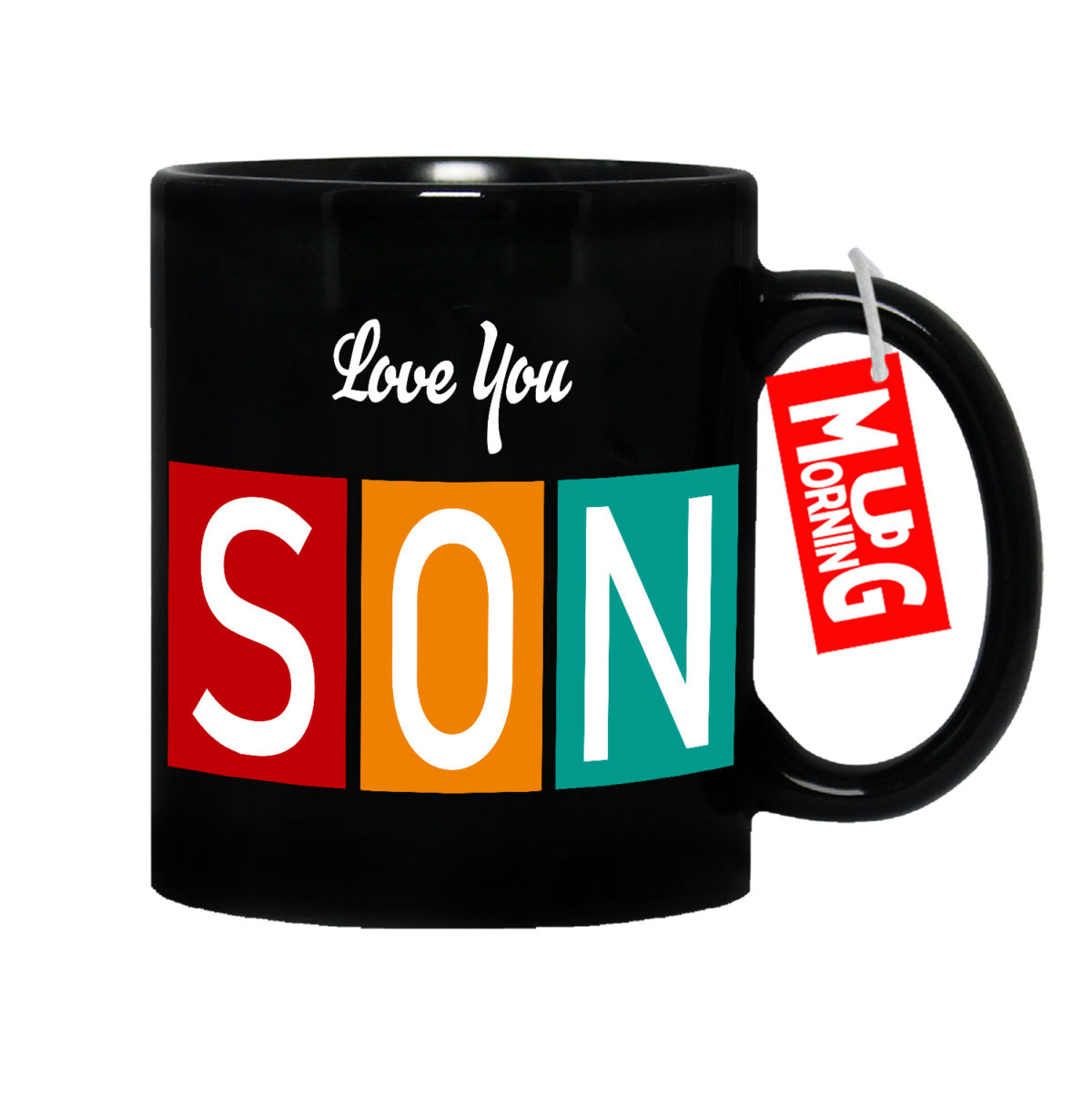 Mug For Son (Black) - Love You Son